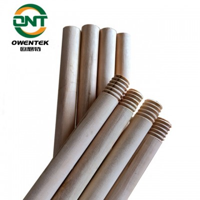 Broom holder natural wood pole round china sticks for brush manufacturer